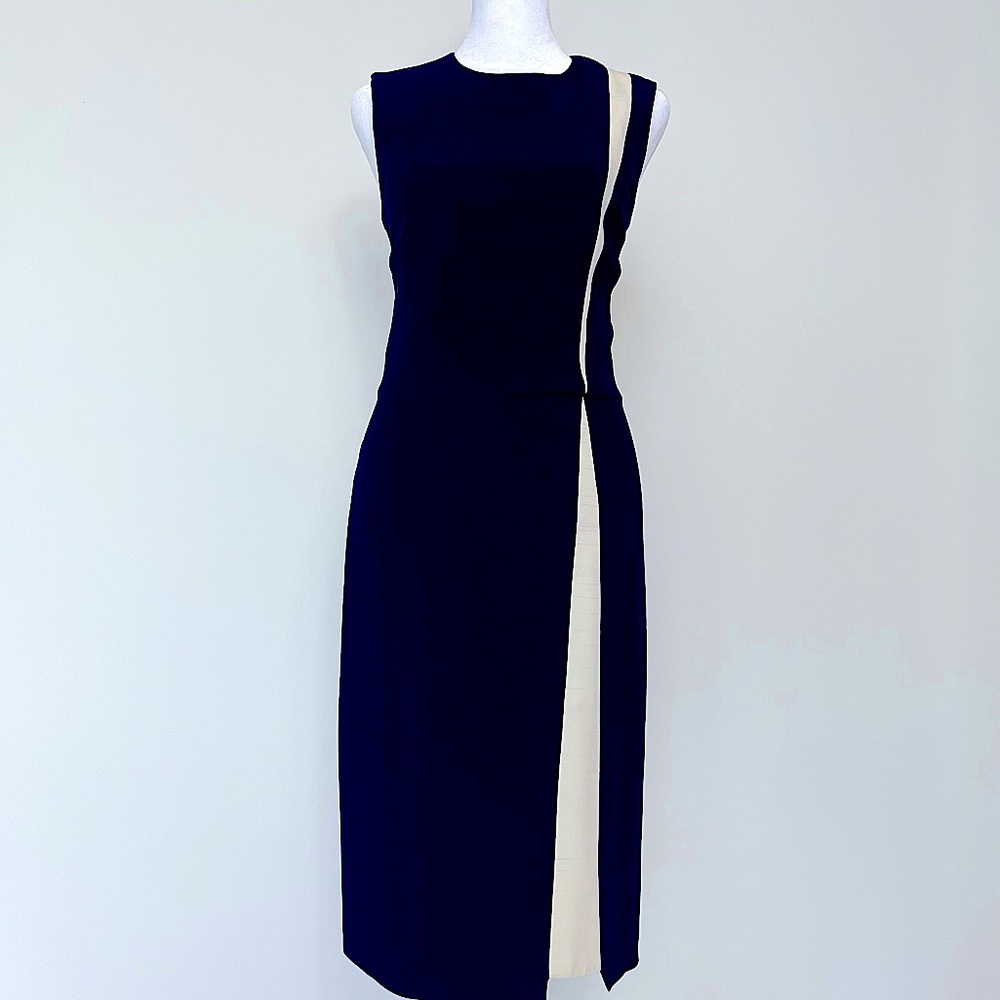 ETRO Black & Cream Fitted Dress